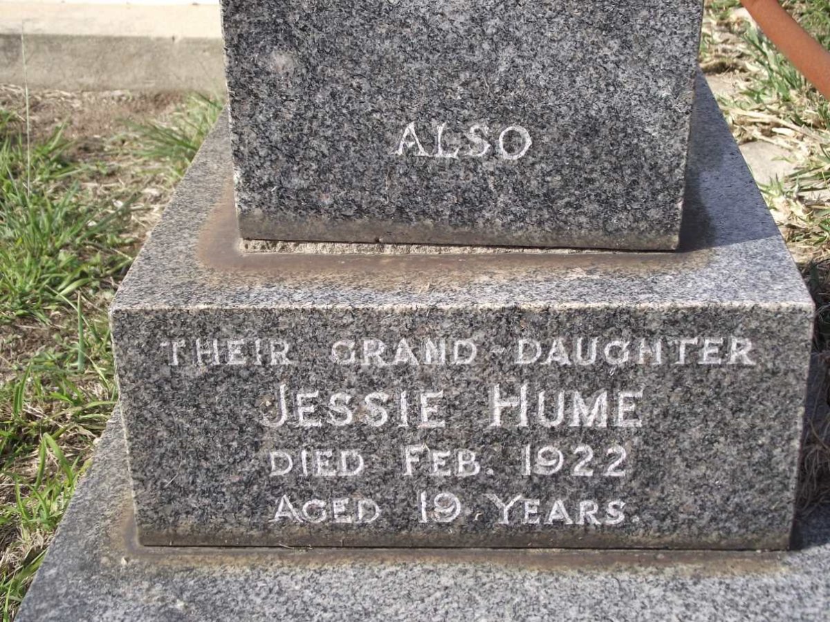 HUME Jessie -1922