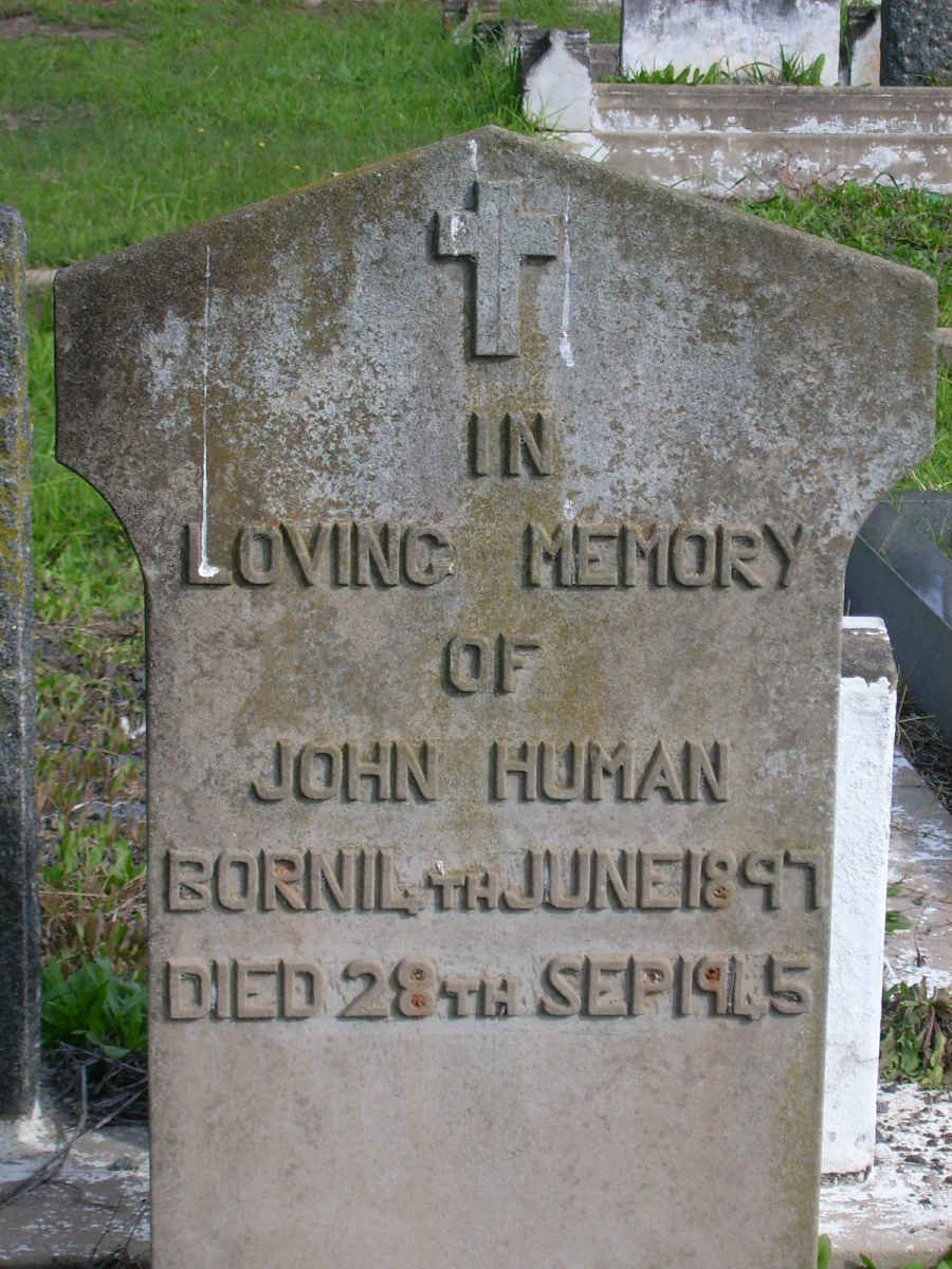 HUMAN John 1897-1945