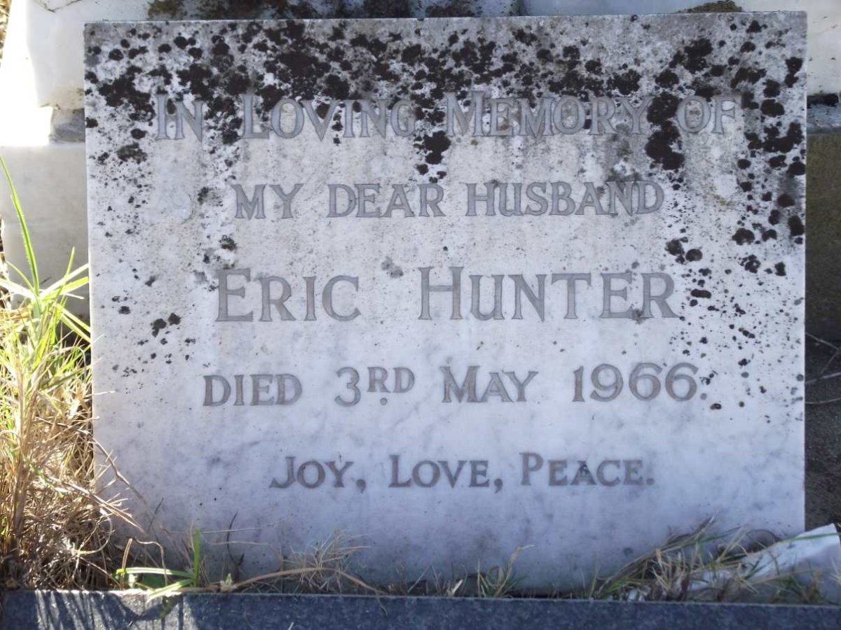 HUNTER Eric -1966
