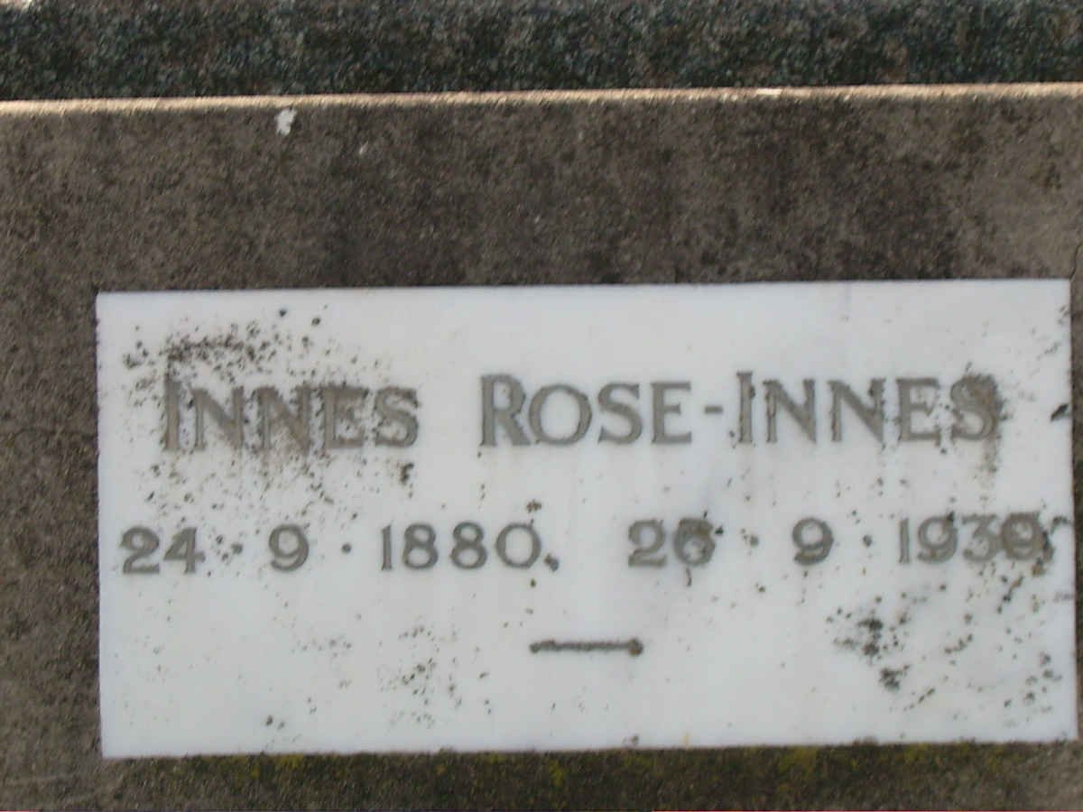 INNES Innes, Rose 1880-1939