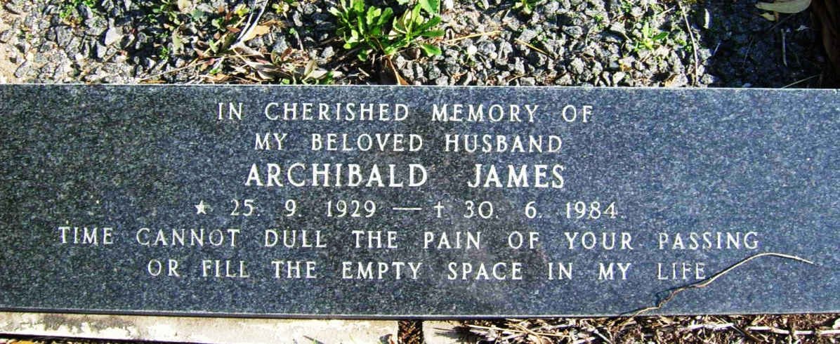 JAMES Archibald 1929-1984