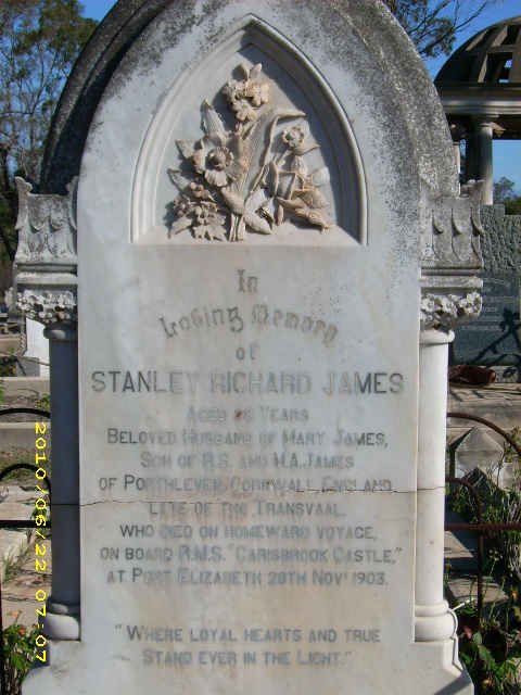 JAMES Stanley Richard -1903