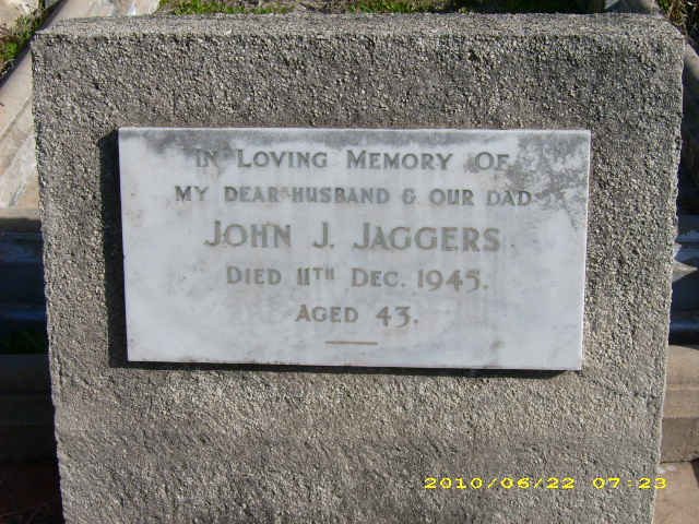 JAGGERS John J. -1945
