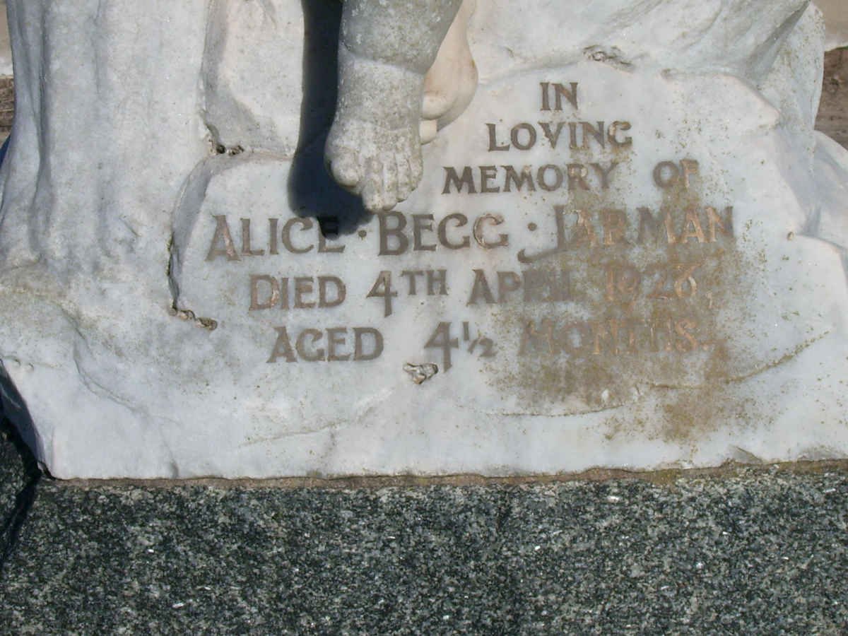 JARMAN Alice Begg -1928