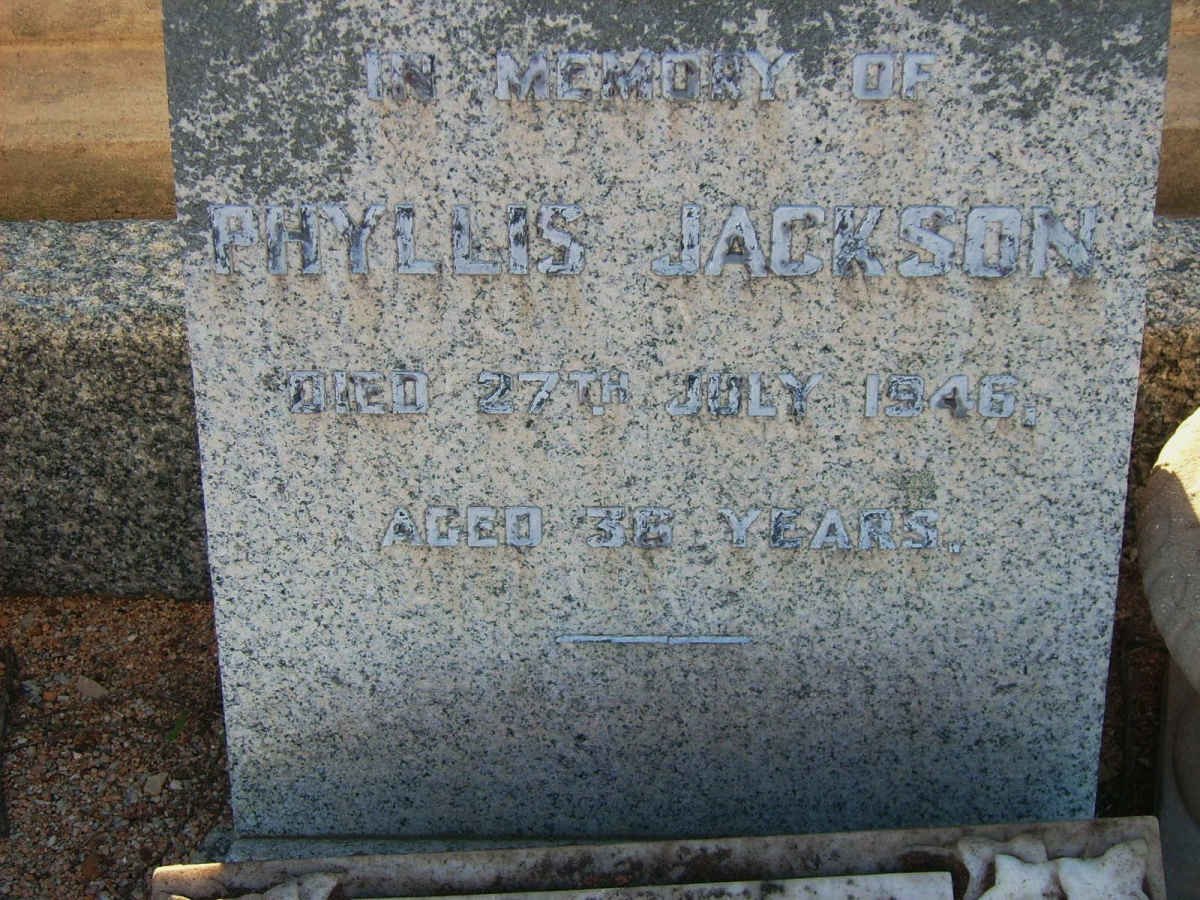 JACKSON Phyllis -1946