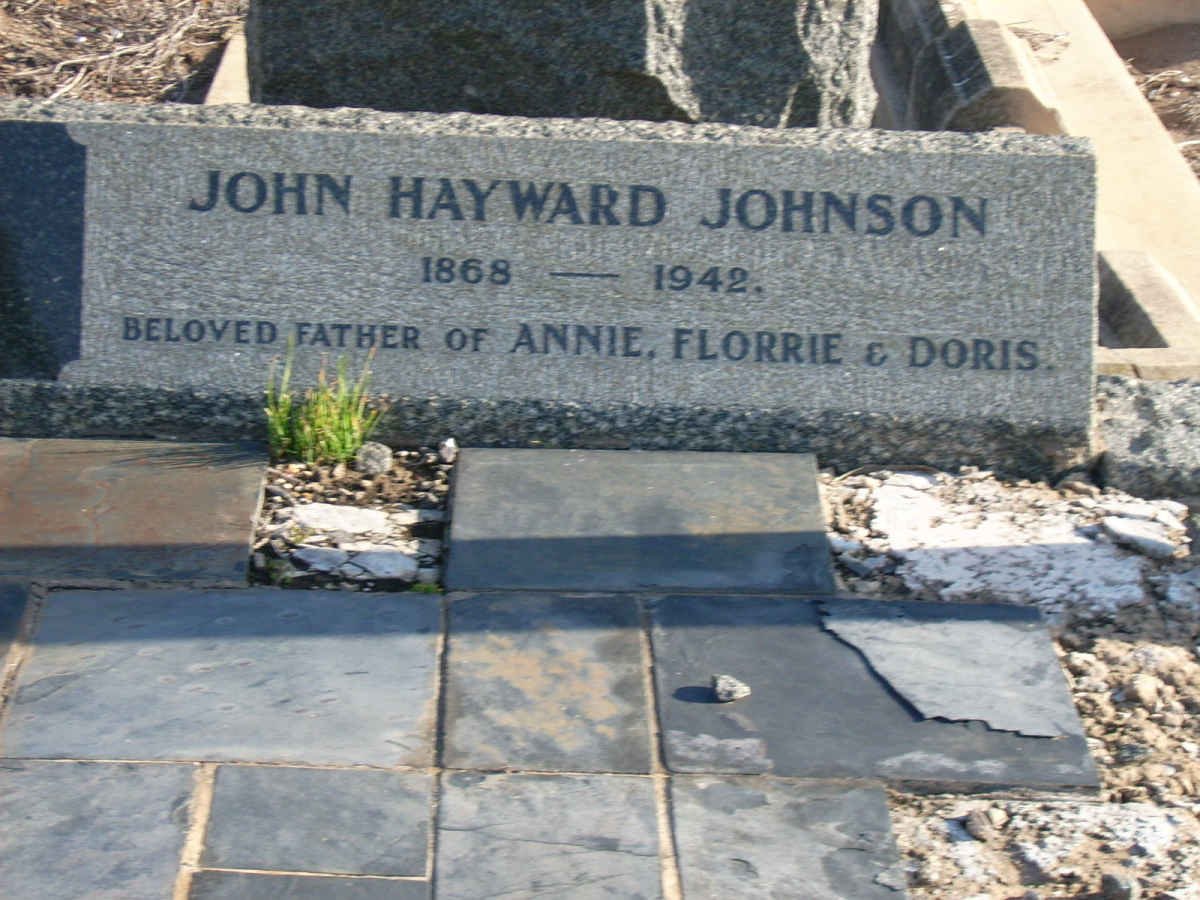 JOHNSON John Hayward 1868-1942