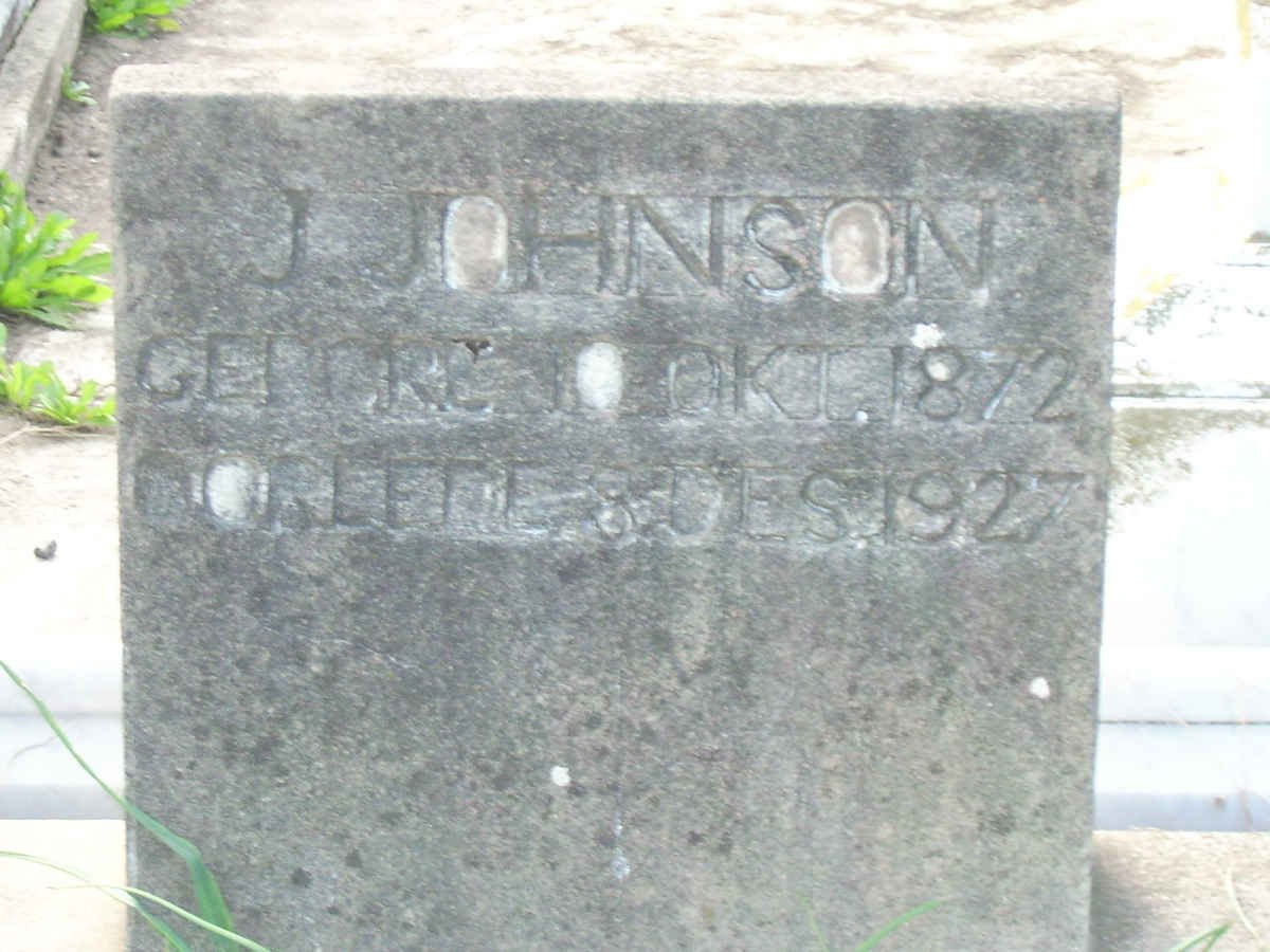 JOHNSON J. 1872-1927