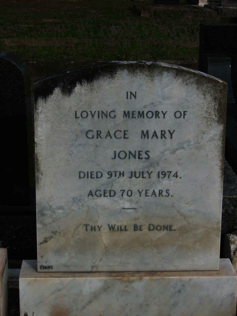 JONES Grace Mary -1974