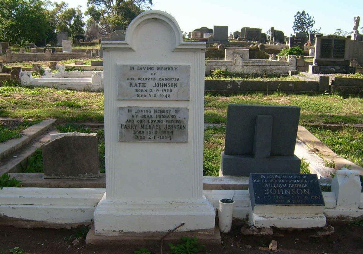 JOHNSON Harry Michael 1884-1954 :: JOHNSON Katie 1920-1948