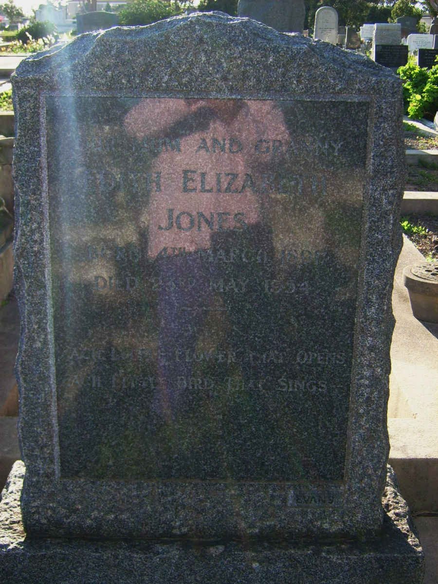 JONES Edith Elizabeth 1891-1954