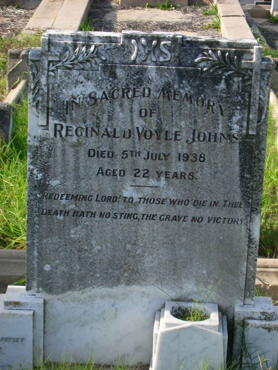 JOHNS Reginald Voyle -1938