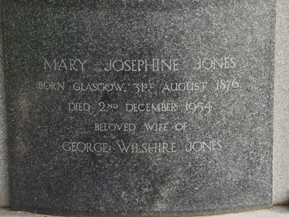 JONES Mary Josephine 1876-1954