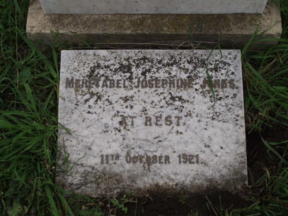 JONES Mehatabel Josephine  -1921