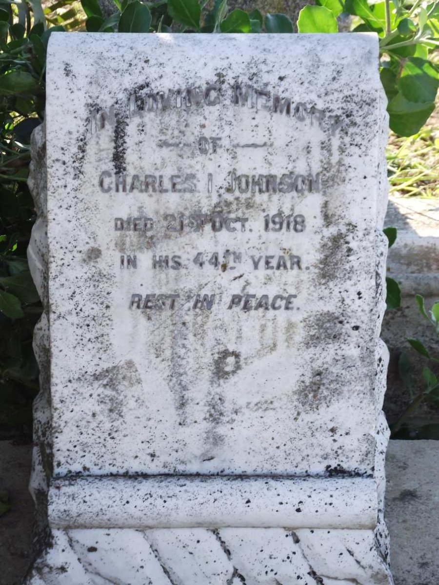 JOHNSON Charles I. -1918