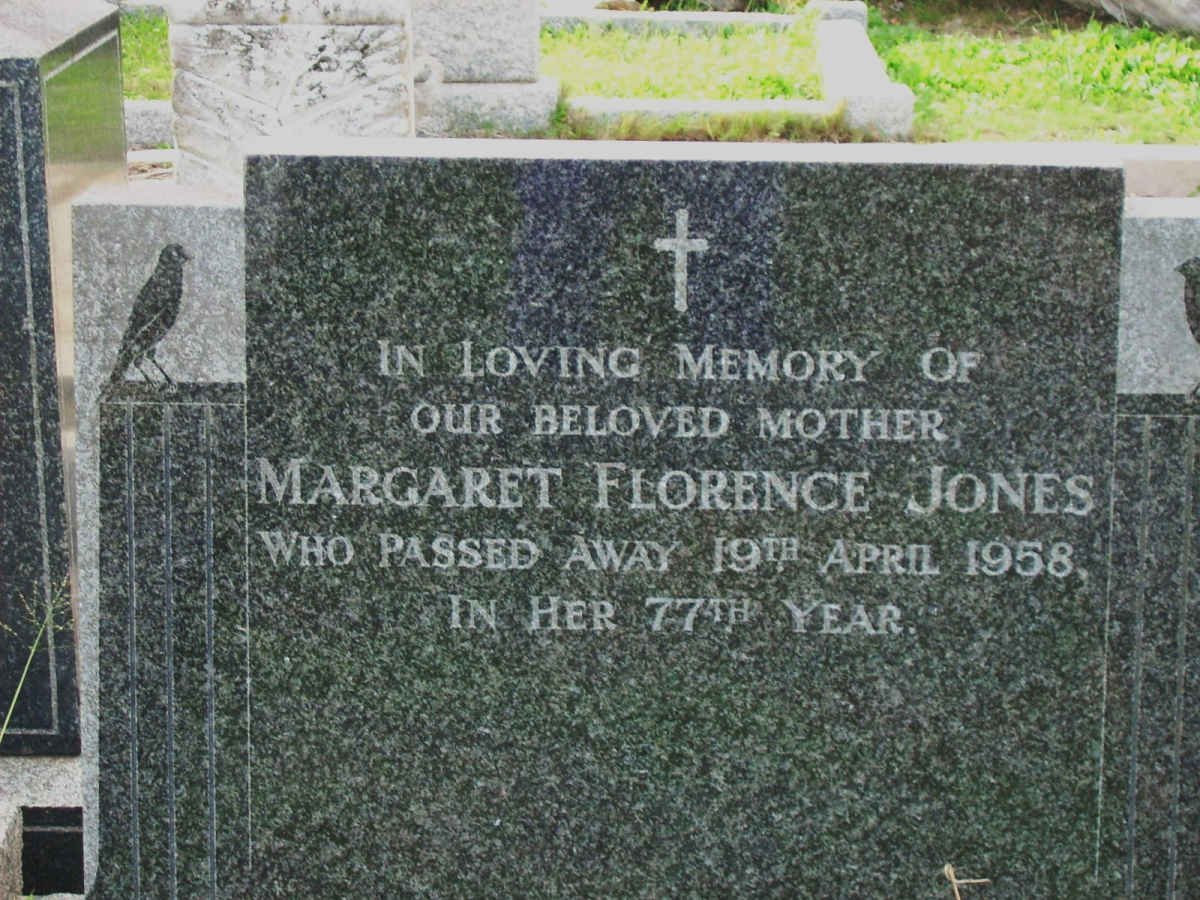 JONES Margaret Florence -1958