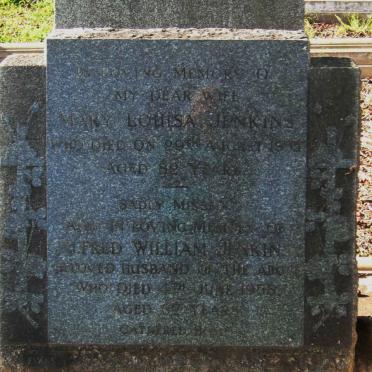 JENKINS Alfred William -1958 &amp; Mary Louisa -1955