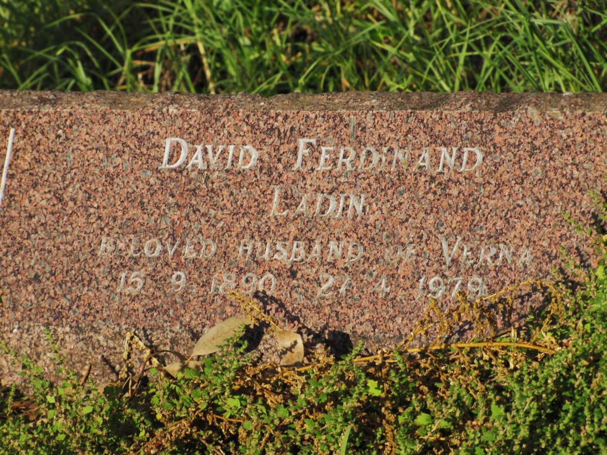 LADIN David Ferdinand 1890-1979