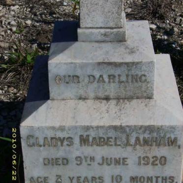 LANHAM Gladys Mabel -1920