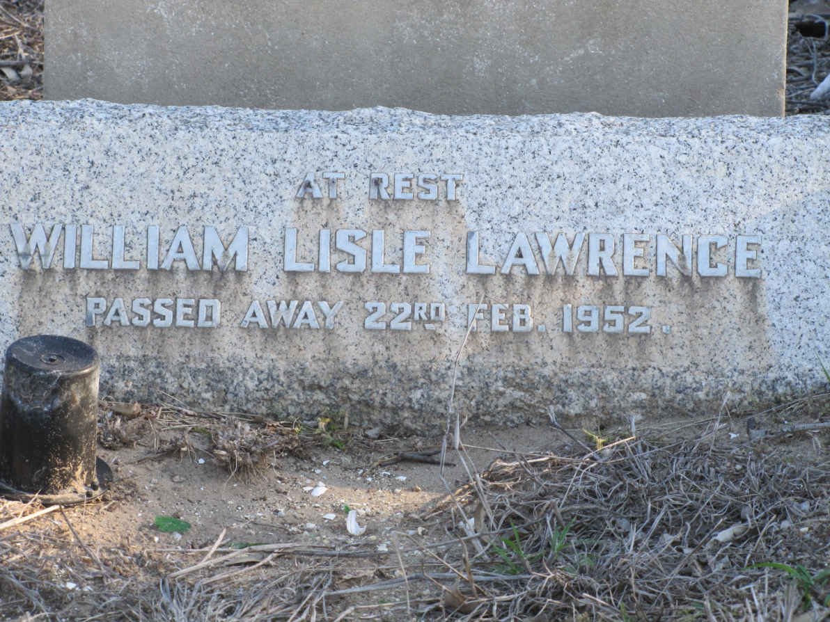 LAWRENCE William Lisle -1952