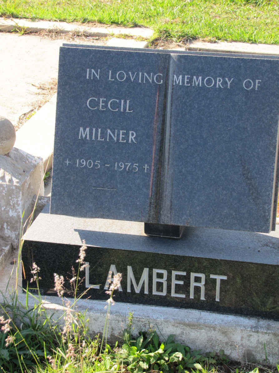 LAMBERT Cecil Milner 1905-1975