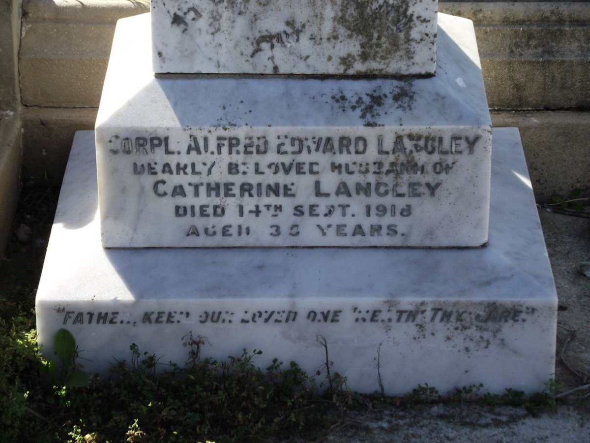 LANGLEY Alfred Edward -1918