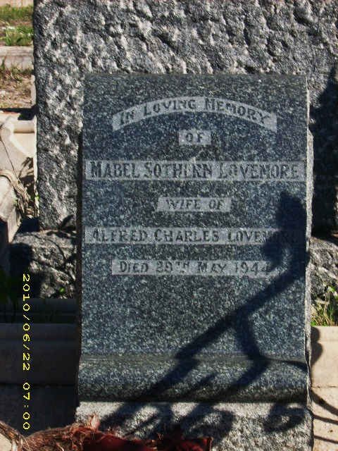 LOVEMORE Mabel Sothern -1944