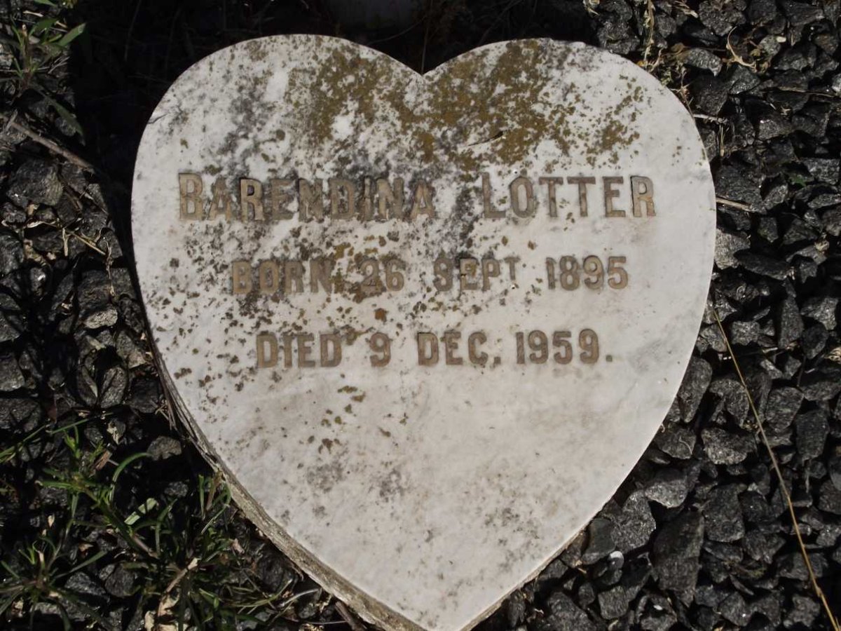 LOTTER Barendina 1895-1959