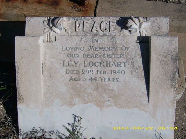 LOCKHART Lily -1940