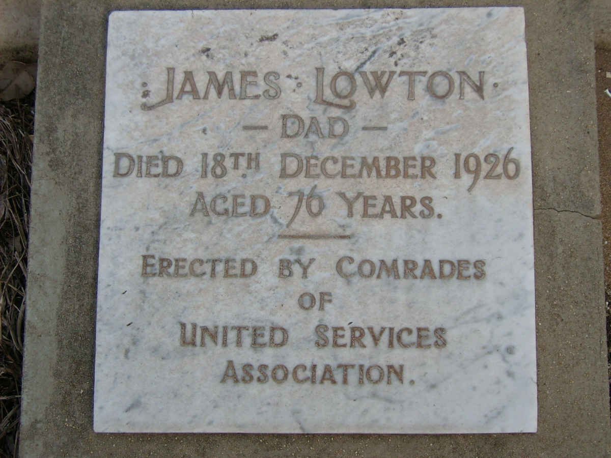LOWTON James -1926