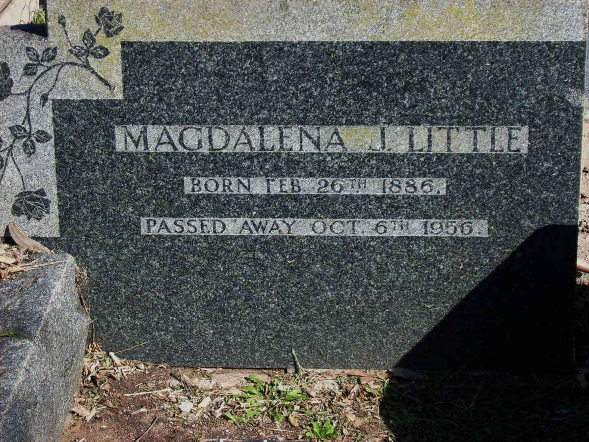 LITTLE Magdalena J. 1886-1956
