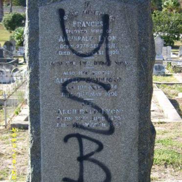 LYON Archibald 1870-1938 &amp; Frances CRAWFORD 1871-1926 :: CRAWFORD Alfred 1874- 1906