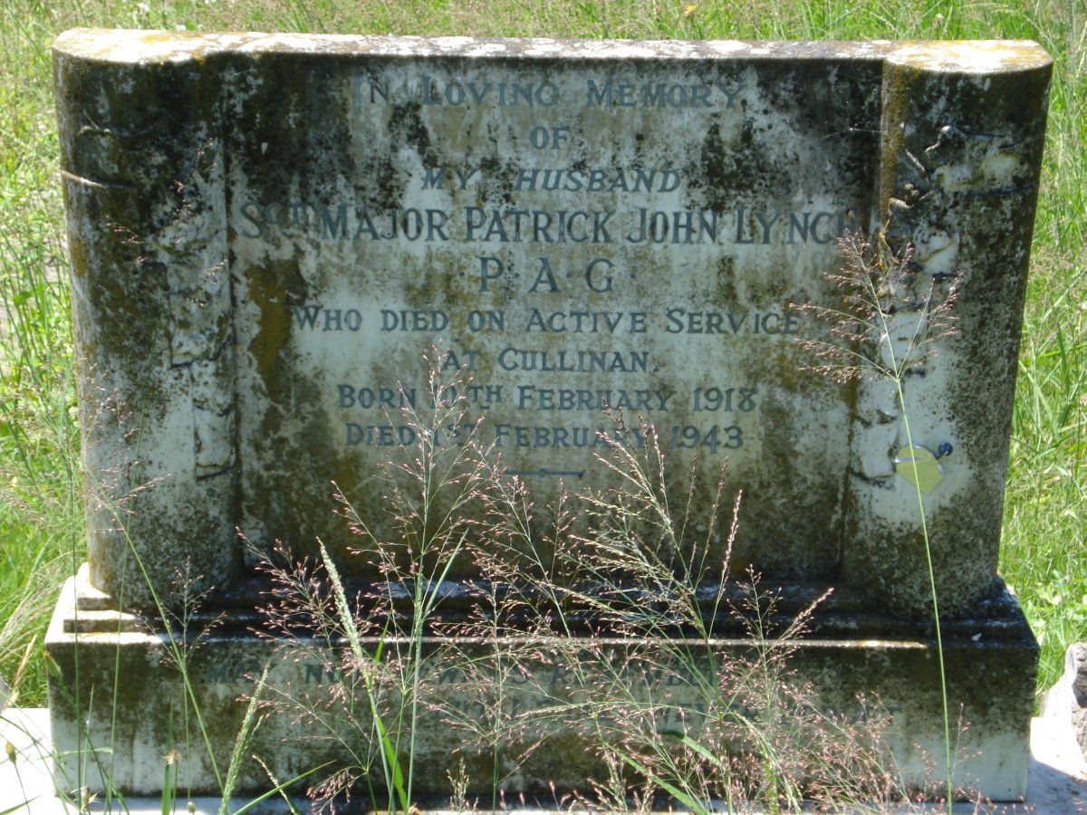 LYNCH Patrick John 1918-1943