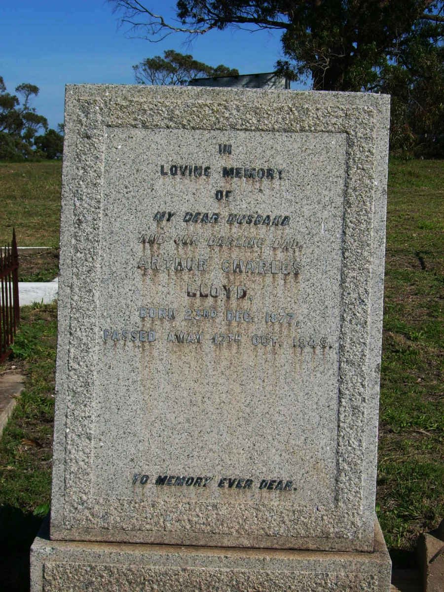 LLOYD Arthur Charles 1877-1945