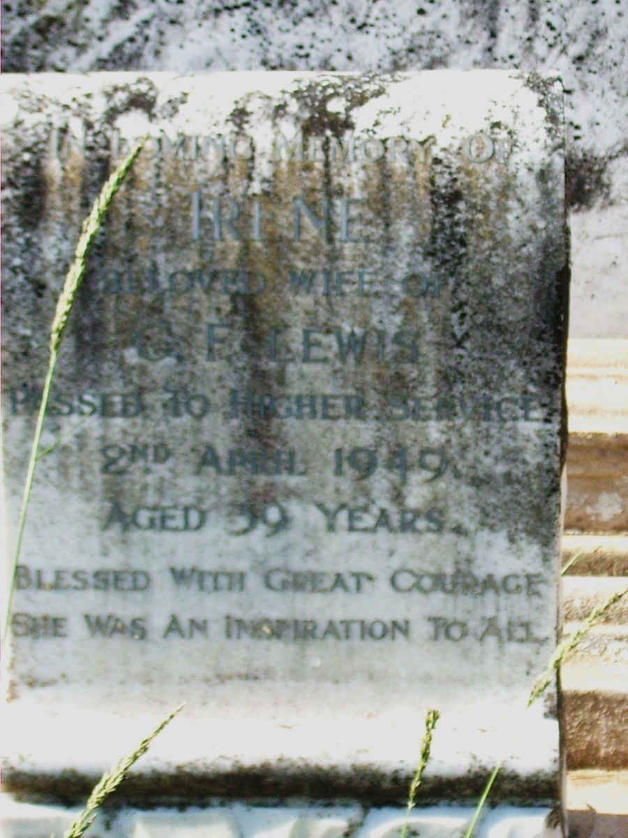 LEWIS C.F. - 1949