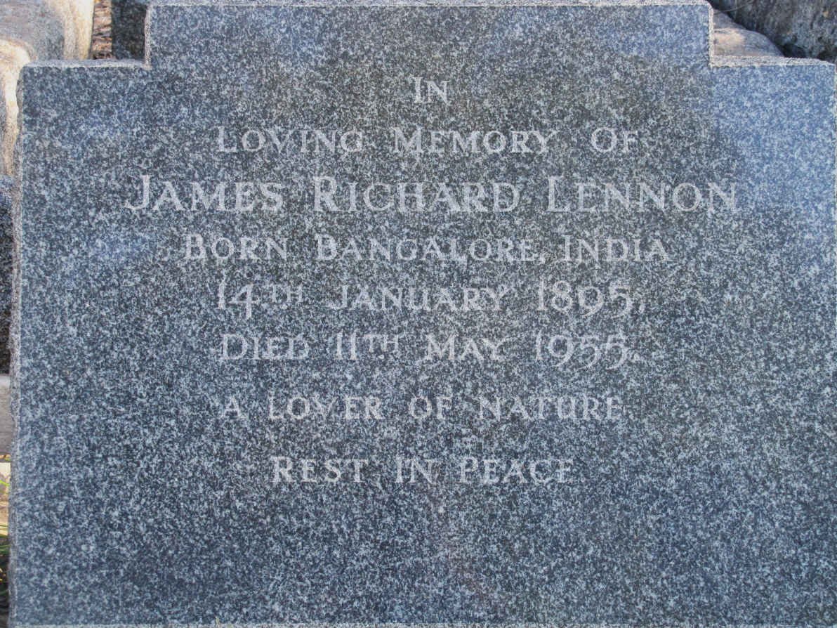 LENNON James Richard 1895-1955