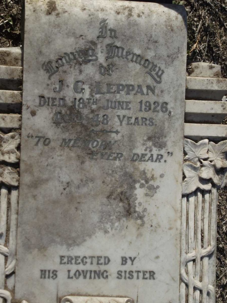 LEPPAN J.G. -1926