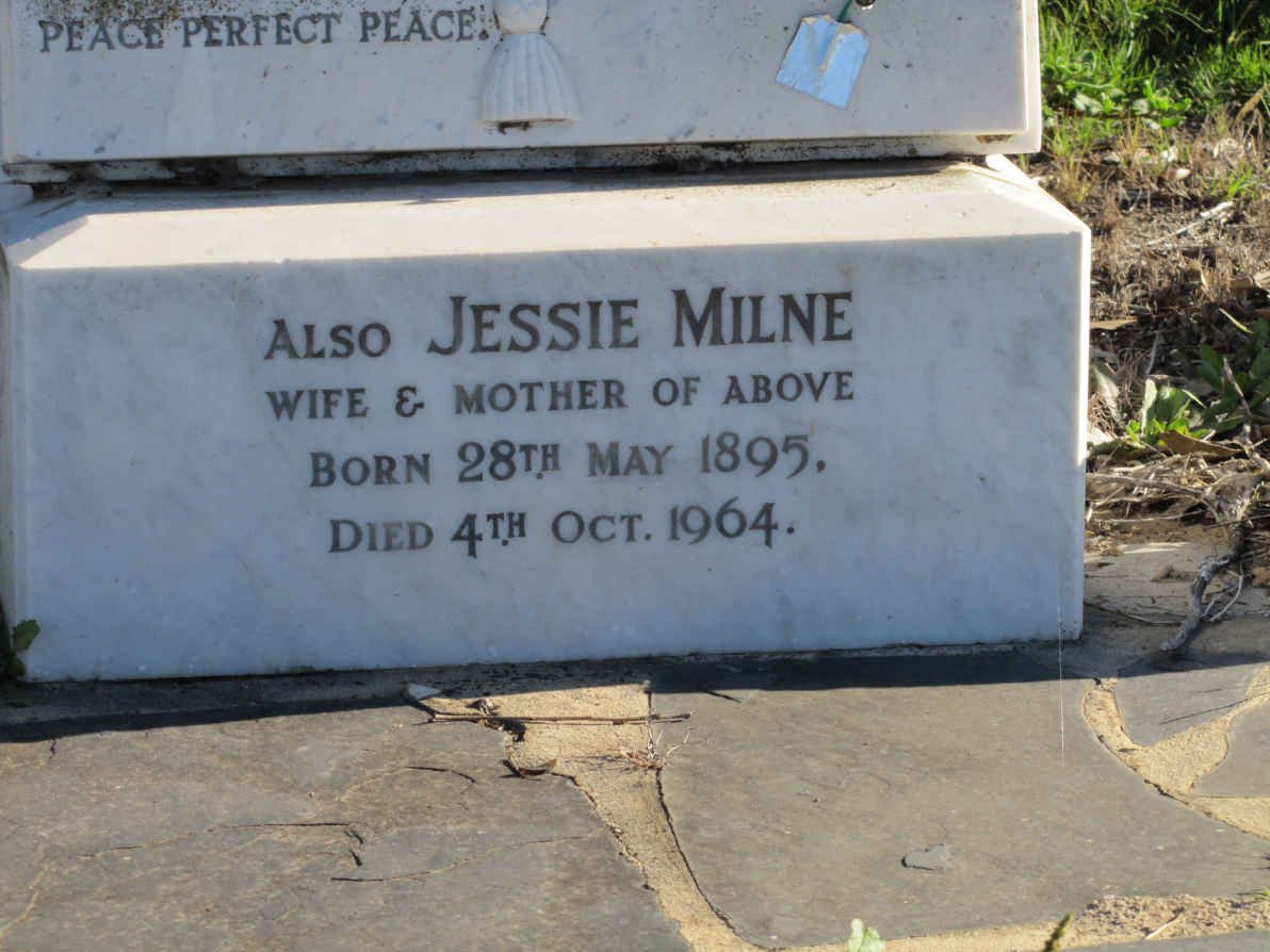 MILNE Jessie 1895-1964