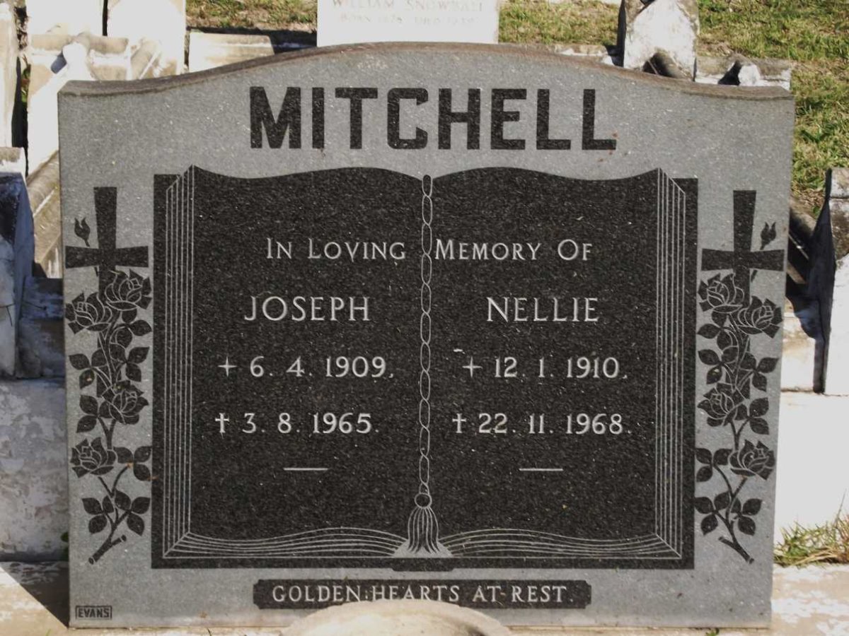 MITCHELL Joseph 1909-1965 &amp; Nellie 1910-1968