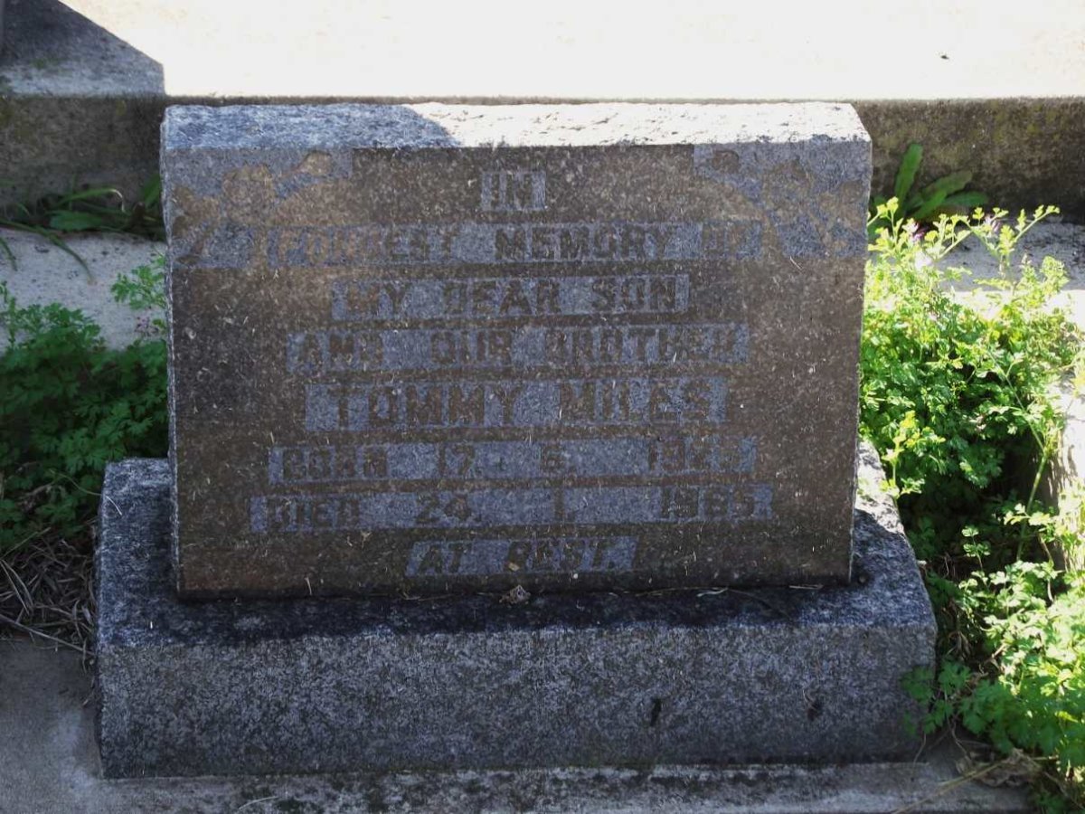 MILES Tommy 1925-1965
