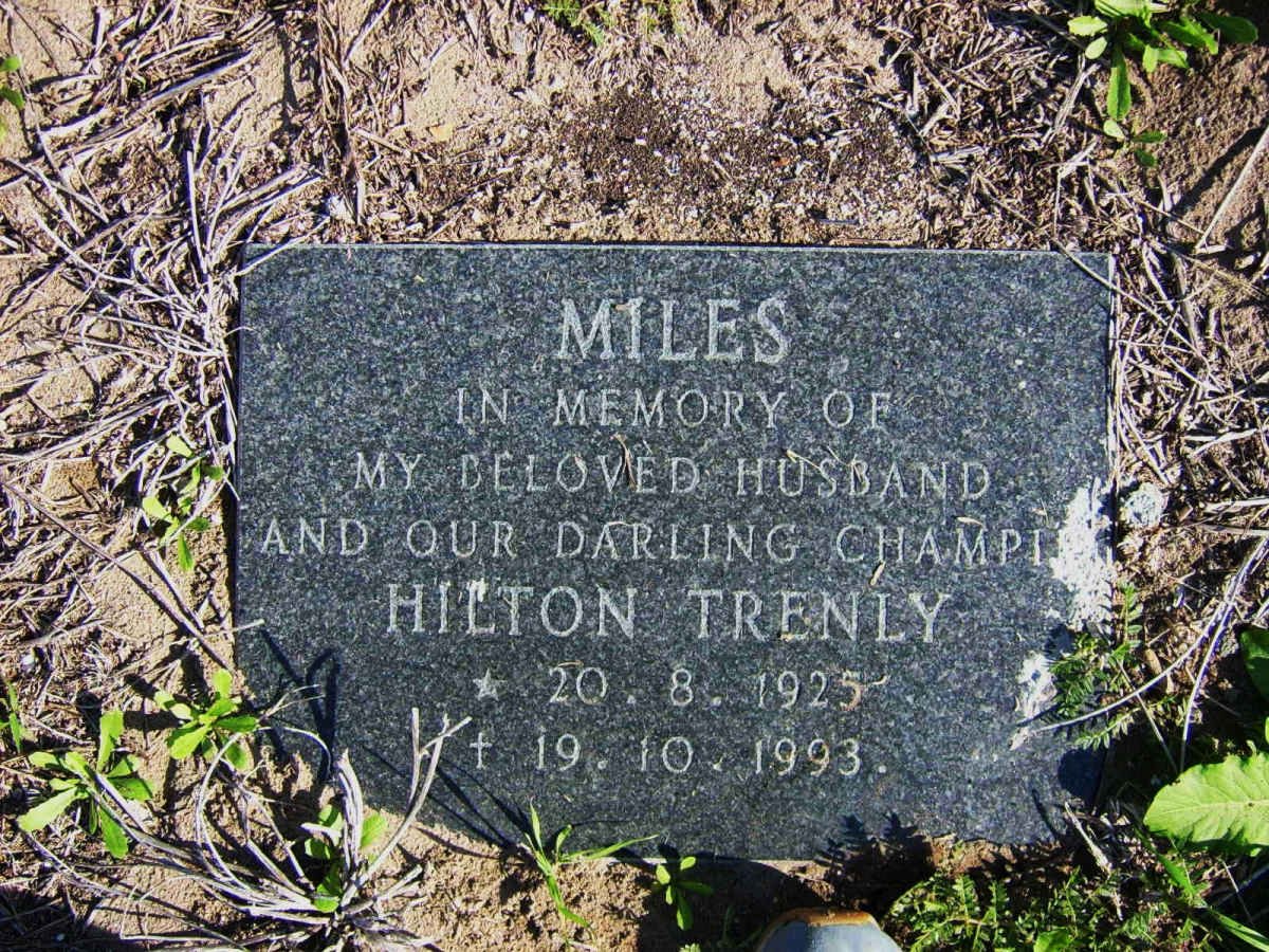 MILES Hilton Trenly 1925-1993