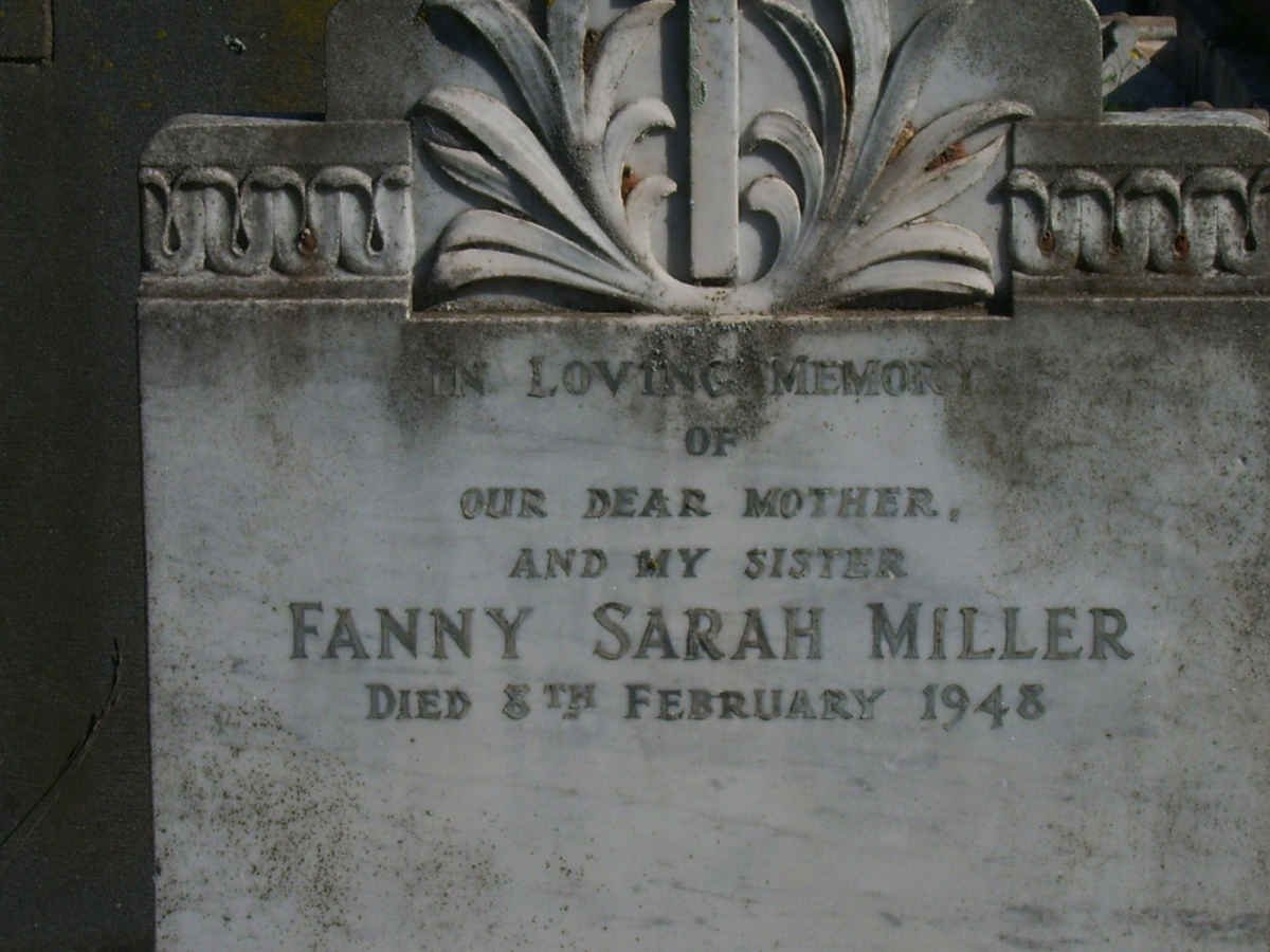 MILLER Fanny Sarah -1948