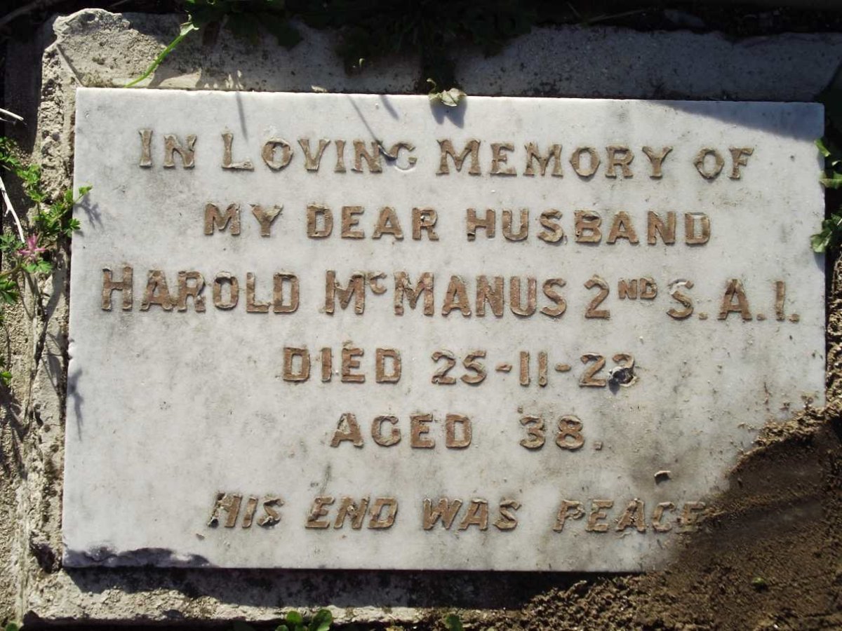 MCMANUS Harold -1923