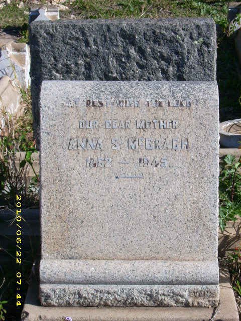 MCGRATH Anna S. 1862-1945