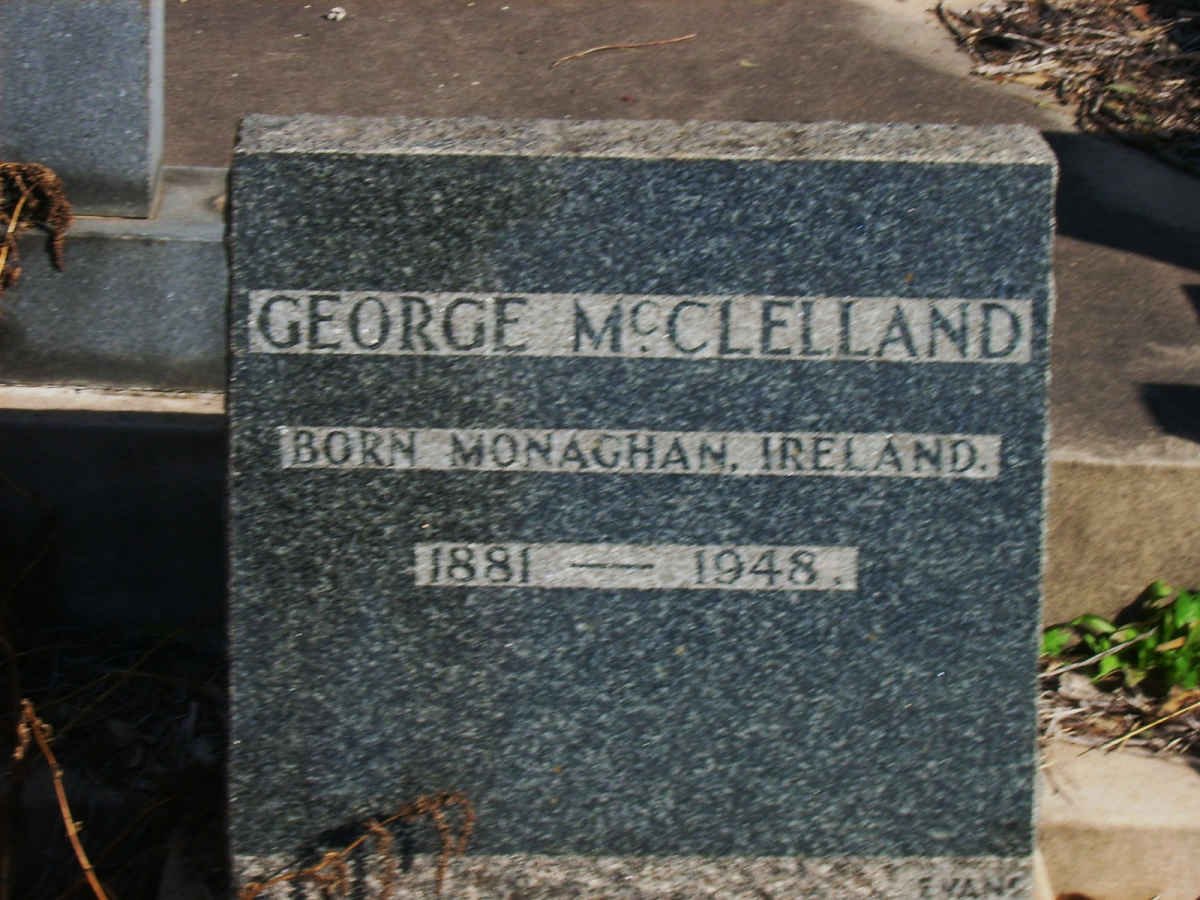 McCLELLAND George 1881-1948