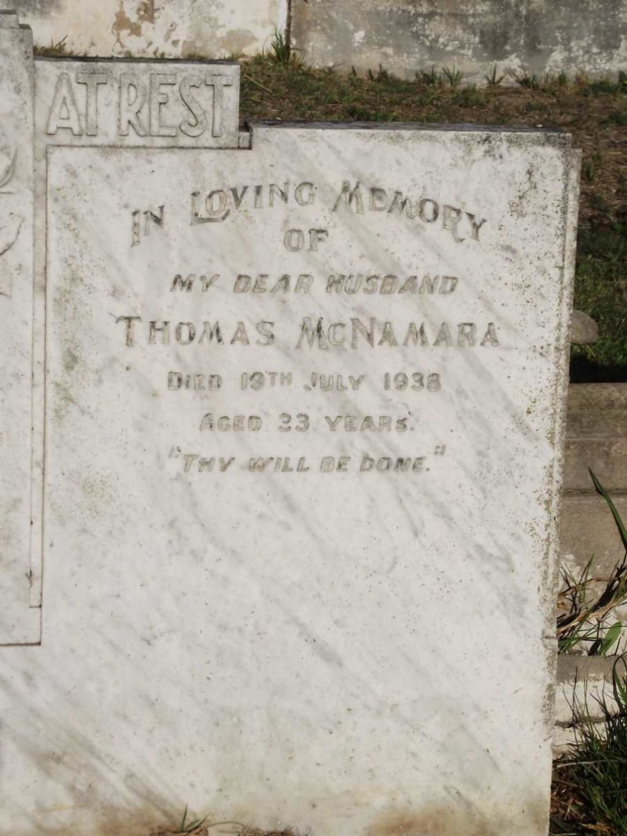 MCNAMARA Thomas -1938