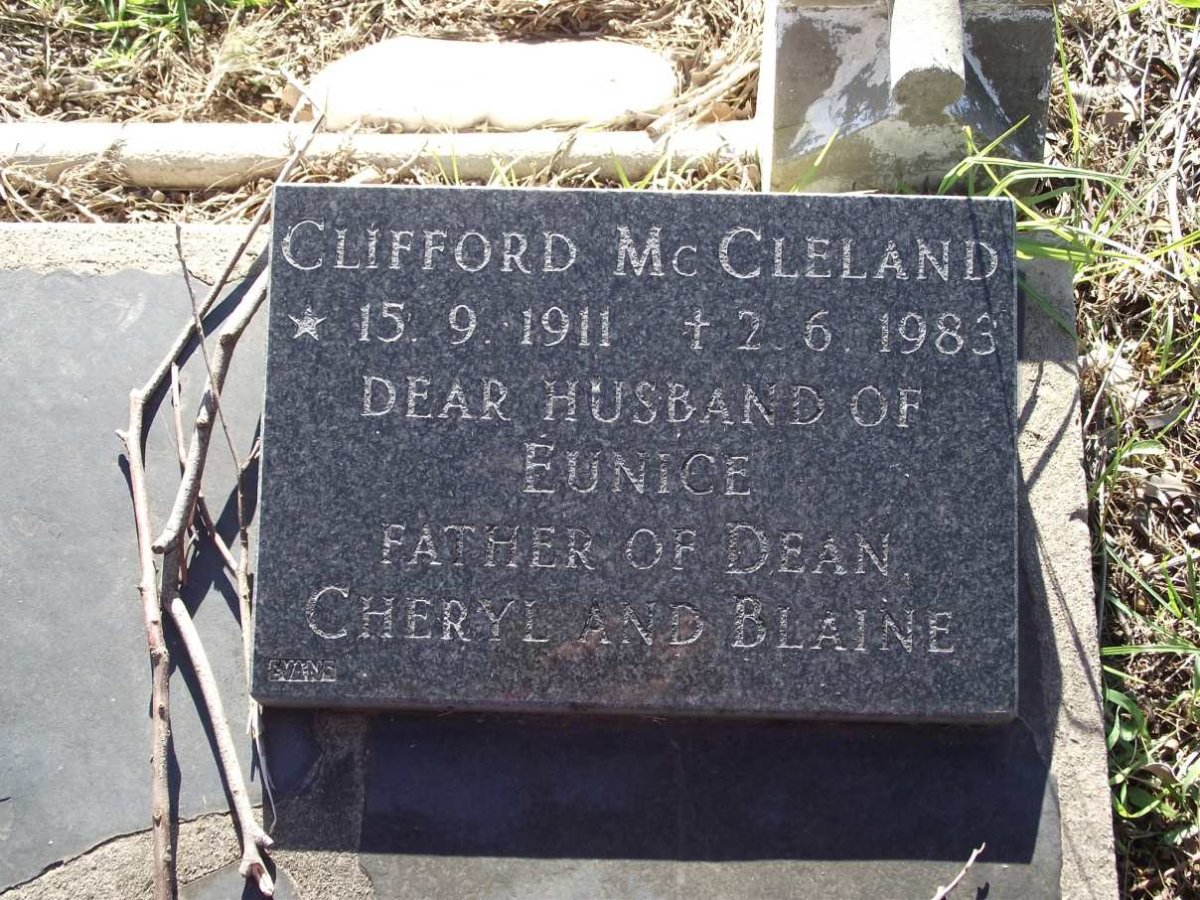 MCCLELAND Clifford 1911-1983