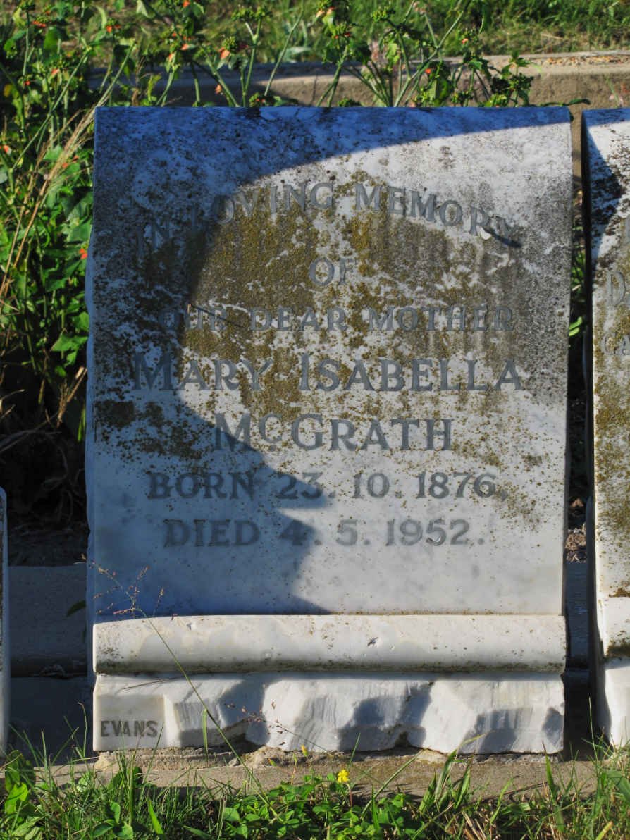 McGRATH Mary Isabella 1876-1952