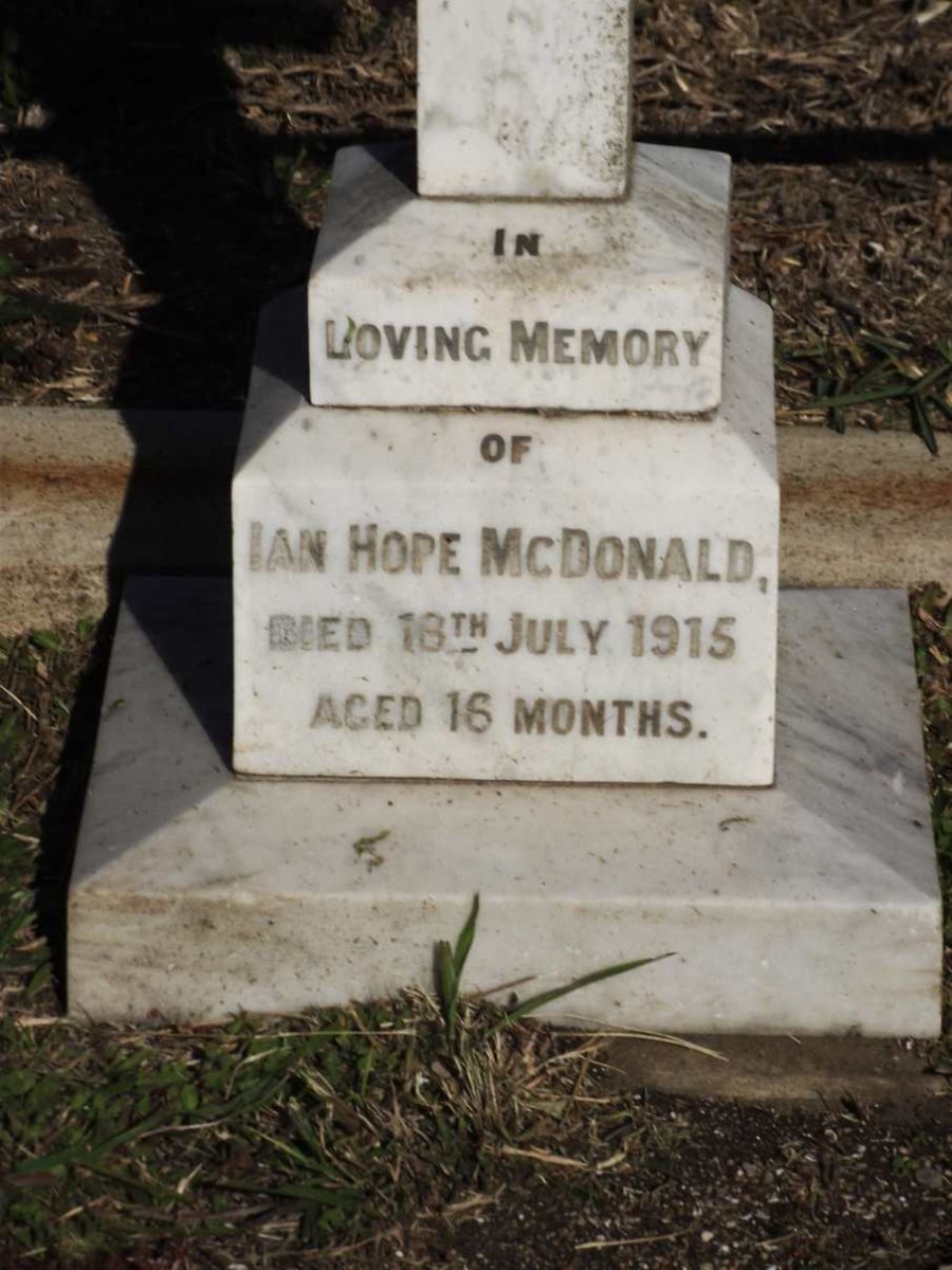 McDONALD Ian Hope -1915