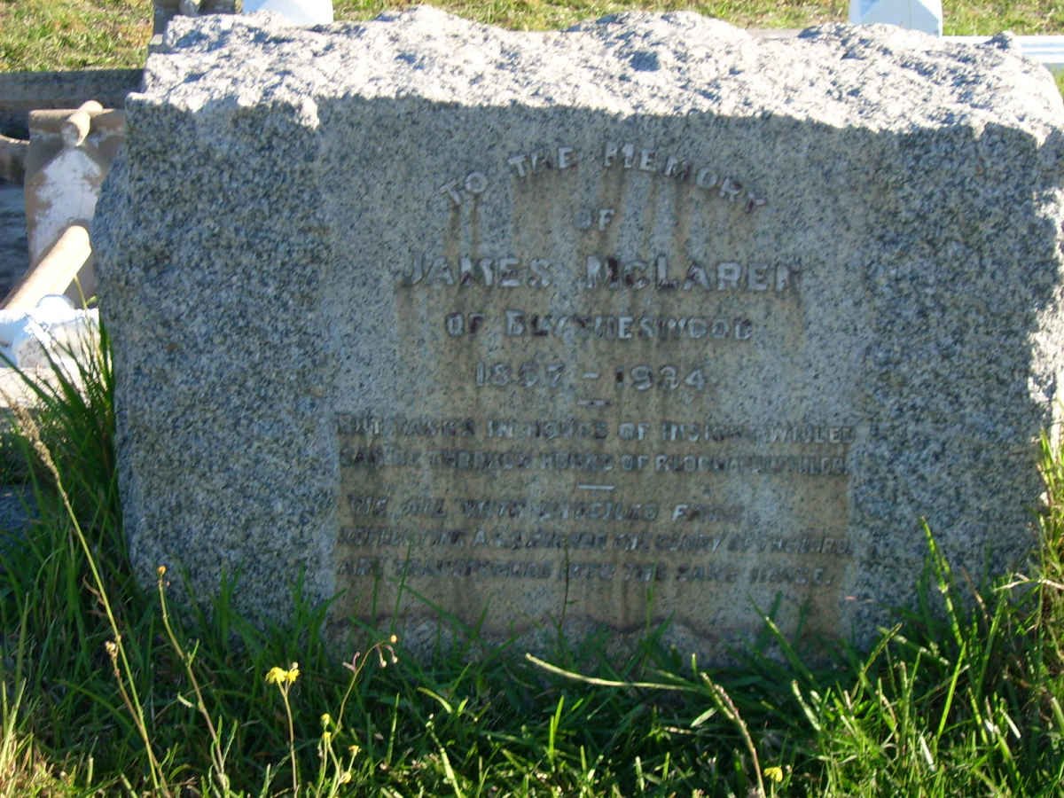 McLAREN James 1857-1934