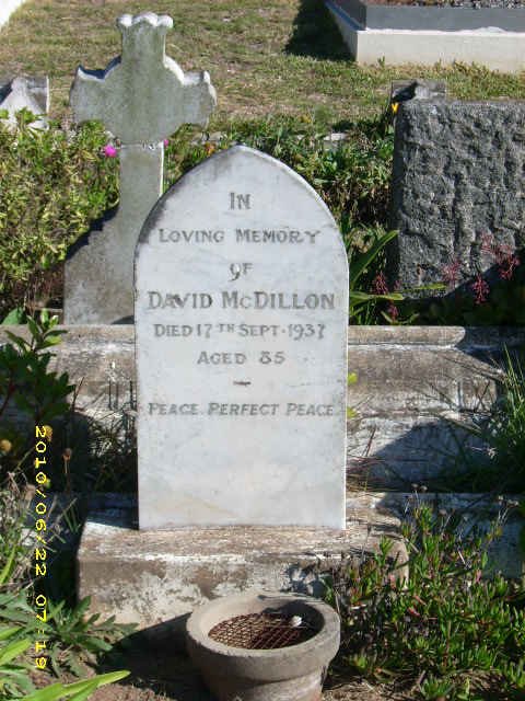 MCDILLON David -1937